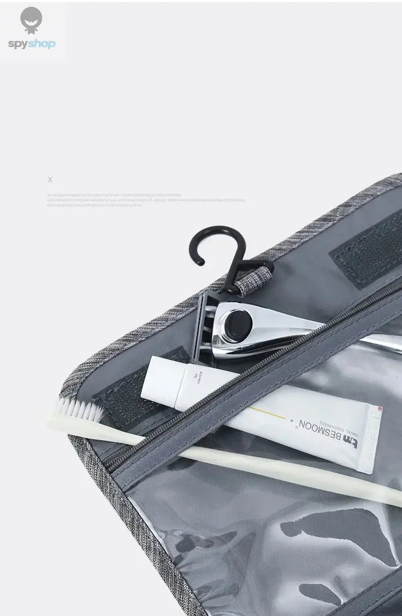 Oxford Fabric Men Business Portable Storage Bag Toiletries Organizer Women Cosmetic Bag Waterproof Hanging Travel Wash Pouch Spy-shop.com