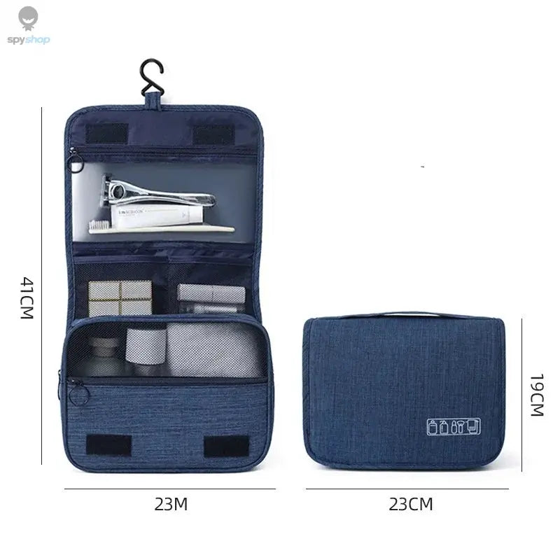 Oxford Fabric Men Business Portable Storage Bag Toiletries Organizer Women Cosmetic Bag Waterproof Hanging Travel Wash Pouch Spy-shop.com
