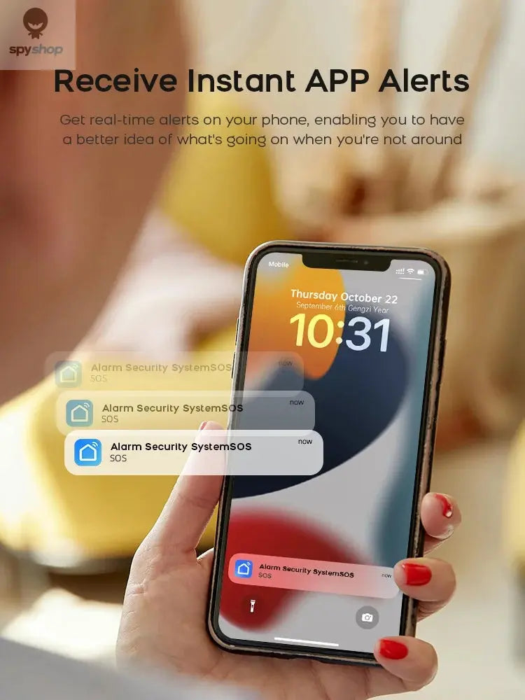 PGST Residential Tuya Smart Gsm Wifi Alarm System for Home Wireless Security Alarm House Smart Life App Control work with ALexa Spy-shop.com