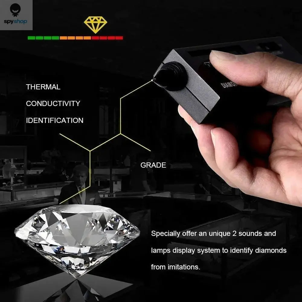 PHYHOO High Accuracy Professional Jeweler Diamond Tester Pen Jewelry Diamond  Selector For Novice and Expert Spy-shop.com