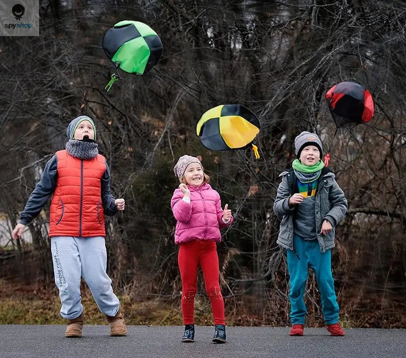 Parachute Toys for Kids Tangle Free Outdoor Flying Parachute Men Outside Toys Easter Basket Stuffers Idea Unique Boy Girl Gift Spy-shop.com