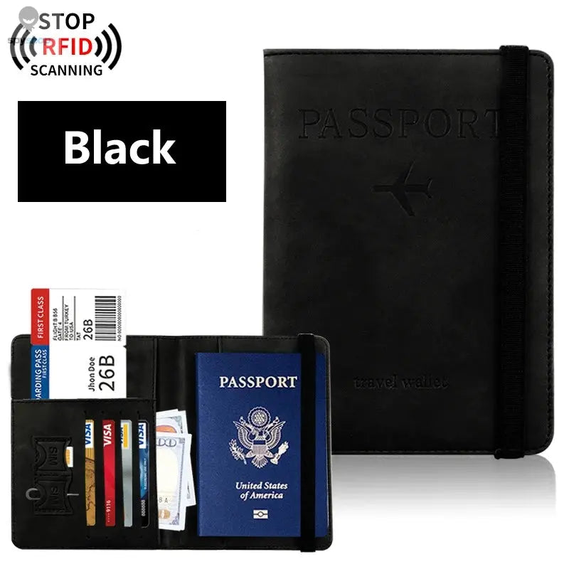 Passport Holder for Travel Essentials  Passport Wallet Cover Case for Travel  Accessories,Passport Book Holders for Women/Men 