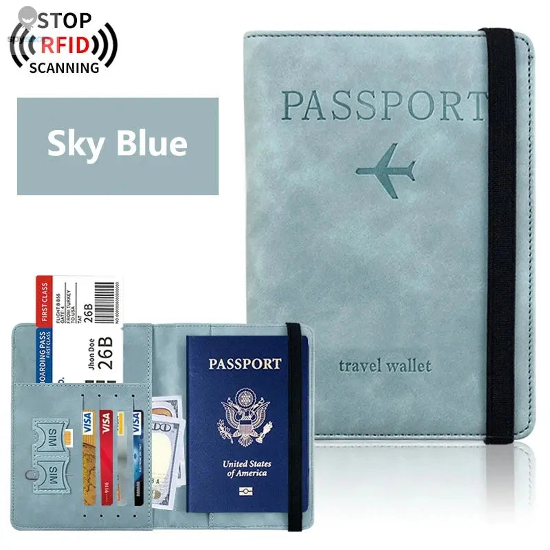 Passport Holder for Travel Essentials  Passport Wallet Cover Case for Travel  Accessories,Passport Book Holders for Women/Men 