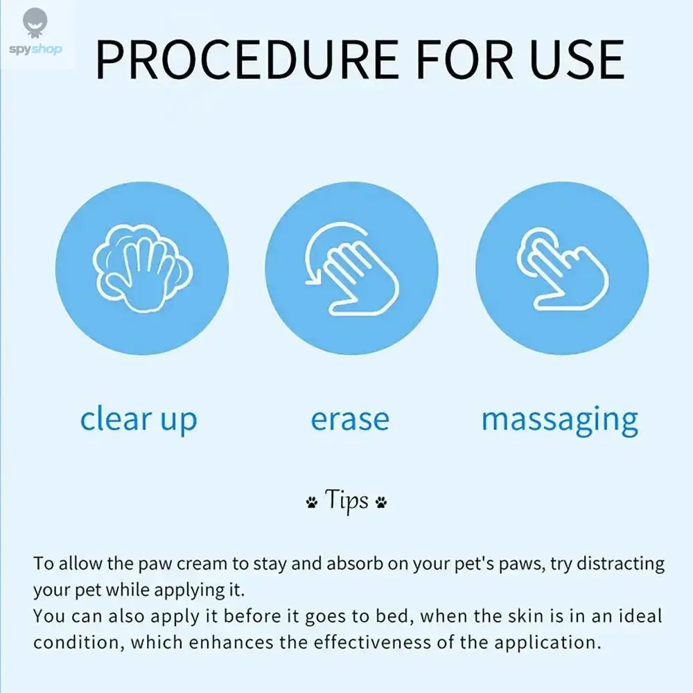 Paw Balm for Cats 50g Cat Dog Paw Protective Cream Pet Nose Protector Moisturizer Pet Crack Feet Repair Accessories for Cats 