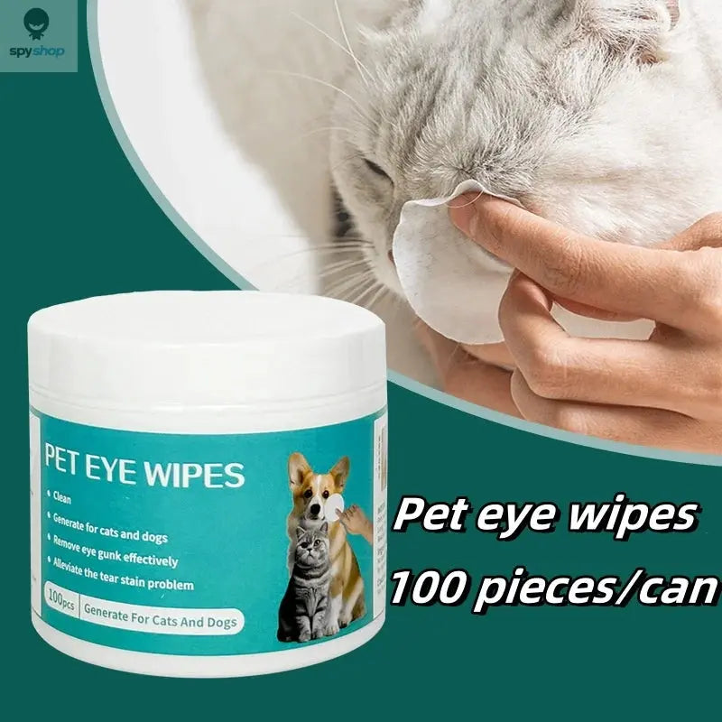 Pet Cleaning Products Eye Wipes To Remove Tear Marks Cleaning Wet Tissues Cat Wiping Eyes Removing Tear Marks 
