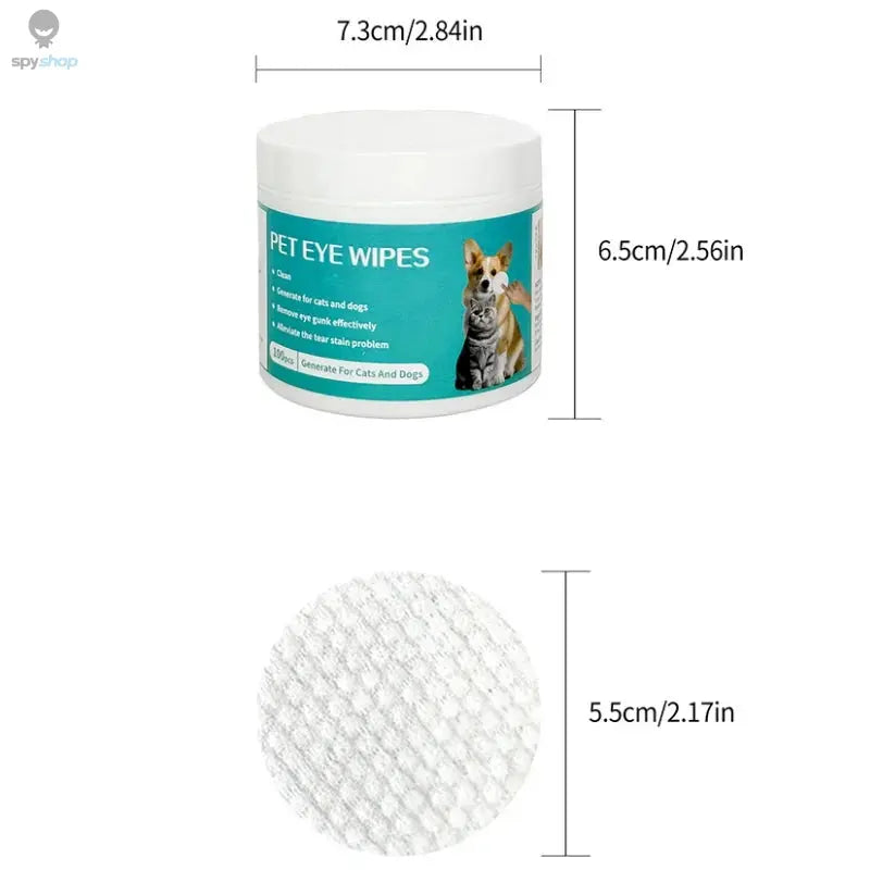 Pet Cleaning Products Eye Wipes To Remove Tear Marks Cleaning Wet Tissues Cat Wiping Eyes Removing Tear Marks 