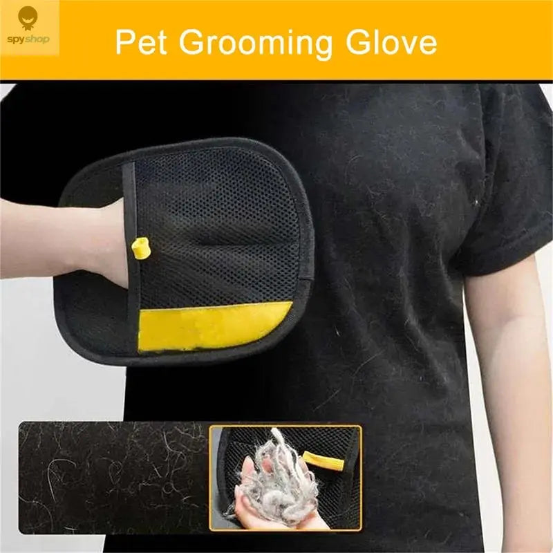 Pet Hair Cleaning And Collection Gloves Pet Double-sided Multi-functional Beauty Glove Tool Reduce The Pressure Of Pet Ownership Spy-shop.com