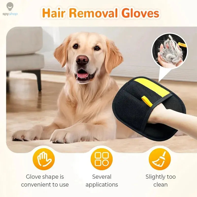 Pet Hair Cleaning And Collection Gloves Pet Double-sided Multi-functional Beauty Glove Tool Reduce The Pressure Of Pet Ownership Spy-shop.com