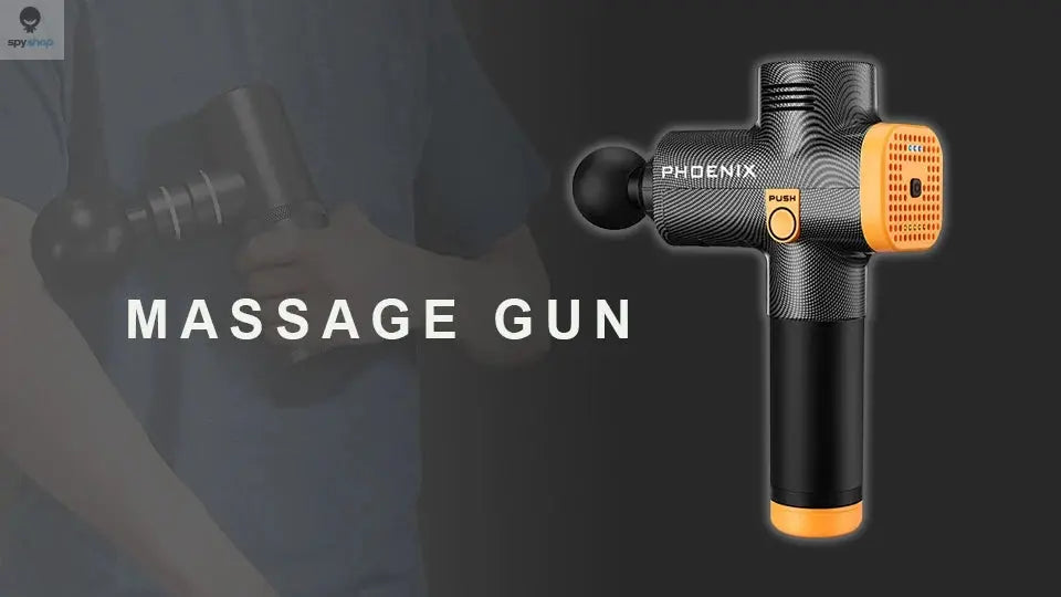 Phoenix A2 Massage Gun Muscle Relaxation Deep Tissue Massager Dynamic Vibrator Back Portable Handheld Display Fascia Gun Massage 
