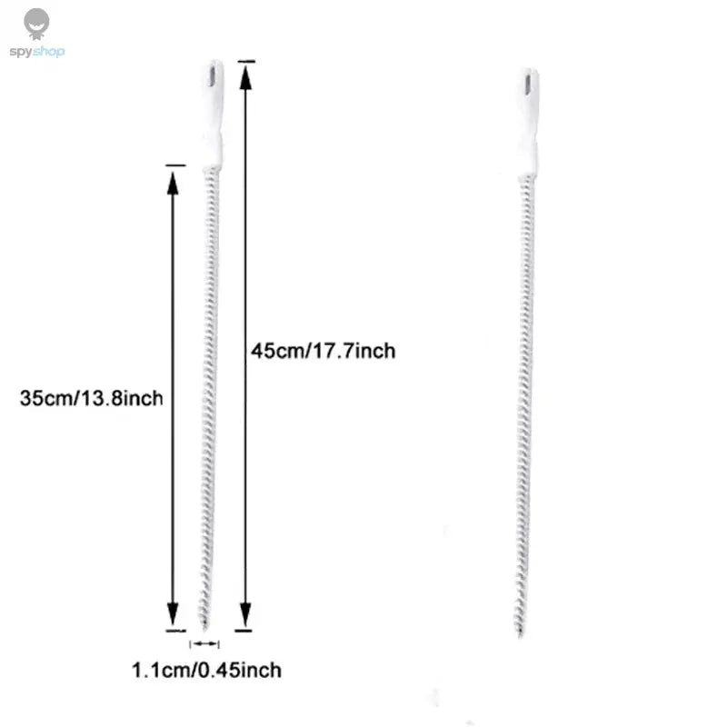 Pipe Dredging Brush Bathroom Hair Sewer Sink Cleaning Brush Drain Cleaner Flexible Cleaner Kitchen Clog Plug Hole Remover Tool Spy-shop.com