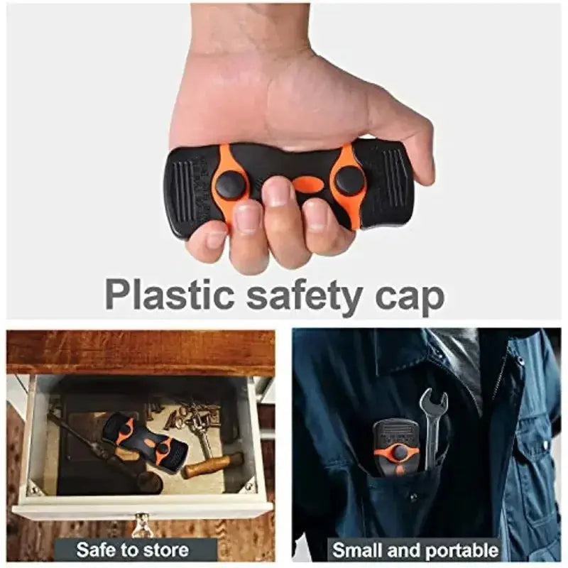 Plastic & Metal Razor Blade Scraper, Window Glass Cleaner, Vinyl Film & Adhesive Remover Tool for Car & Home 