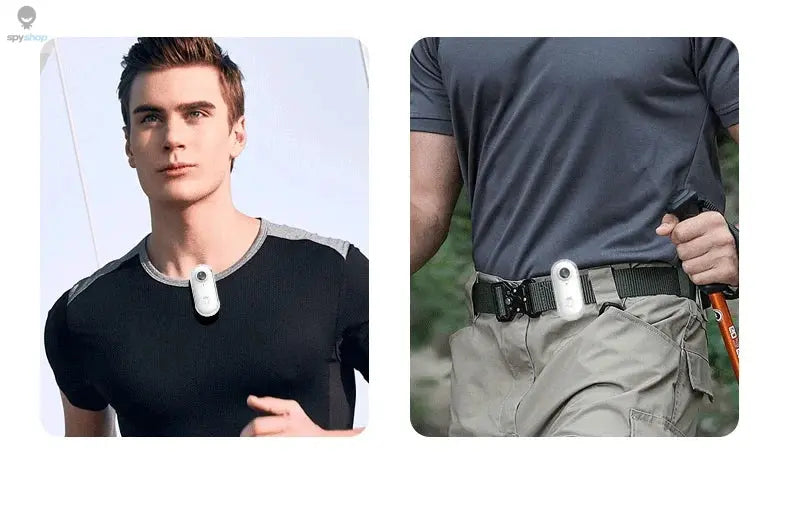 Pocket 4K Mini Camera  Magnetic Wearable Cam with Waterproof Shell WiFi Bike Camera Friendly for Casual Cycling Vlog Home Use Spy-shop.com