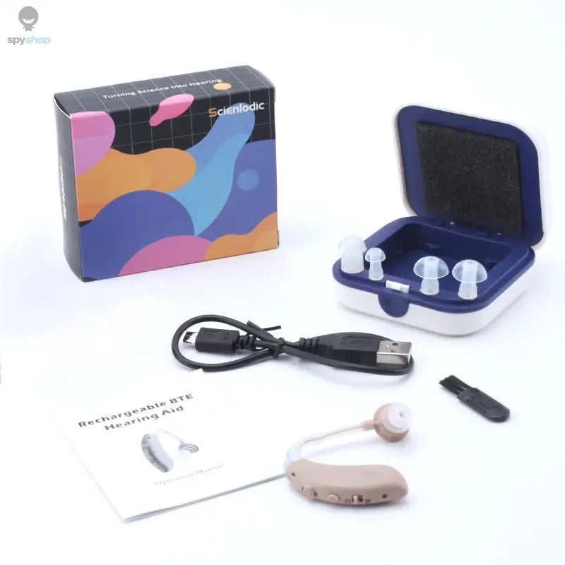 Portable Rechargeable Hearing Aid Sound Amplifier Magnetic Rechargeable Elderly Ear Hearing Aid For The Deaf 