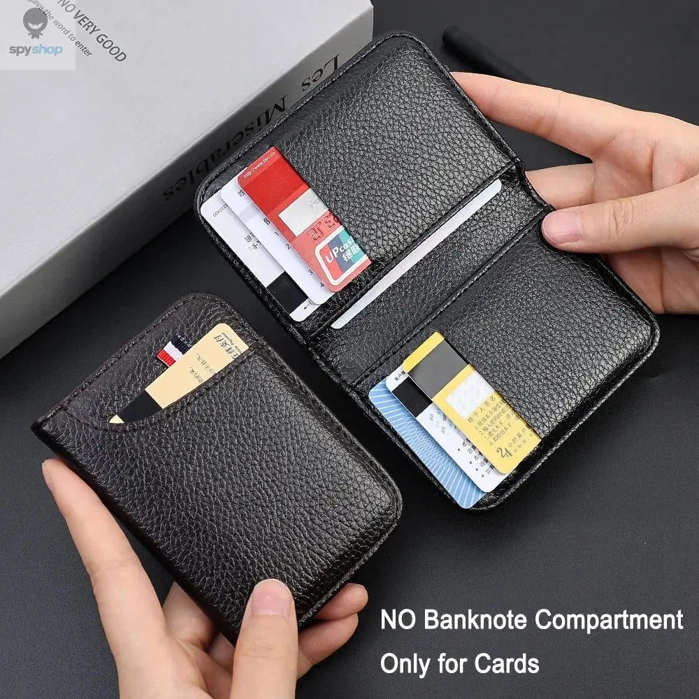 Portable Super Slim Soft Wallet PU Leather Mini Credit Card Wallet Purse Card Holders Men Wallet Thin Small Short Wallets 