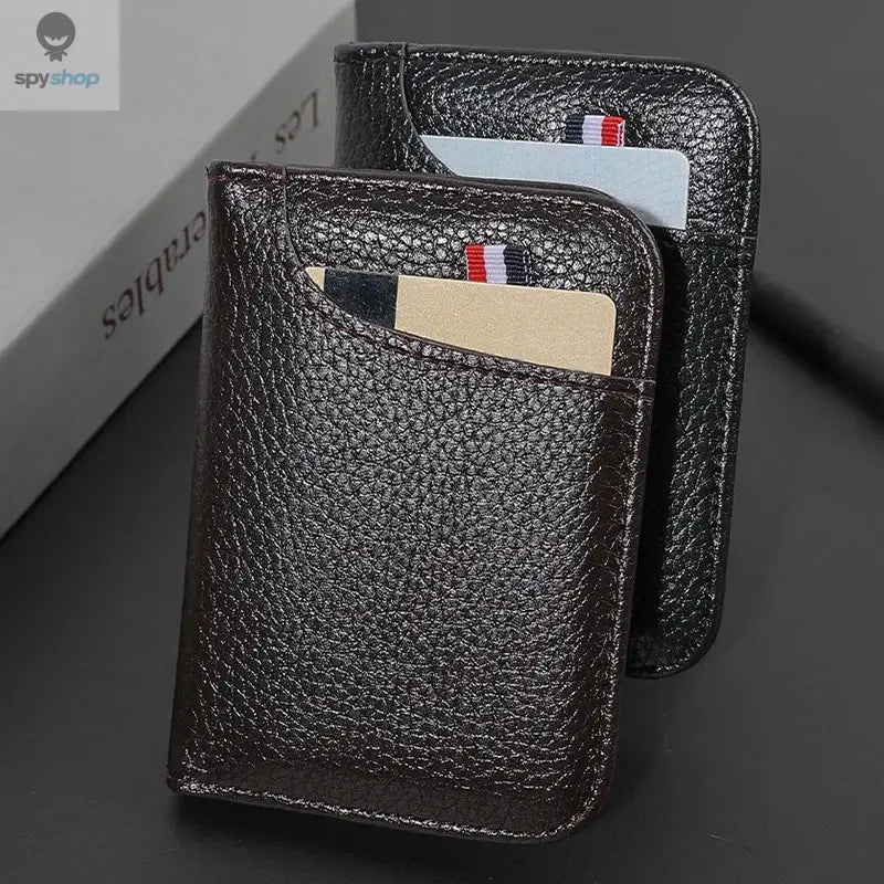Portable Super Slim Soft Wallet PU Leather Mini Credit Card Wallet Purse Card Holders Men Wallet Thin Small Short Wallets 