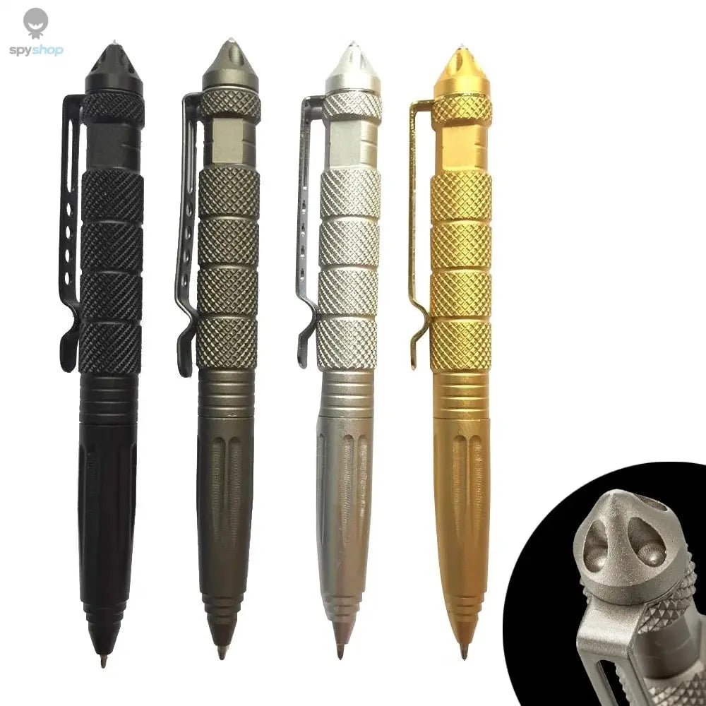 Portable Tactical Pen Self Defense Pen Aviation Aluminum Emergency Glass Breaker Pen Security Protection Survival EDC Multitool Spy-shop.com