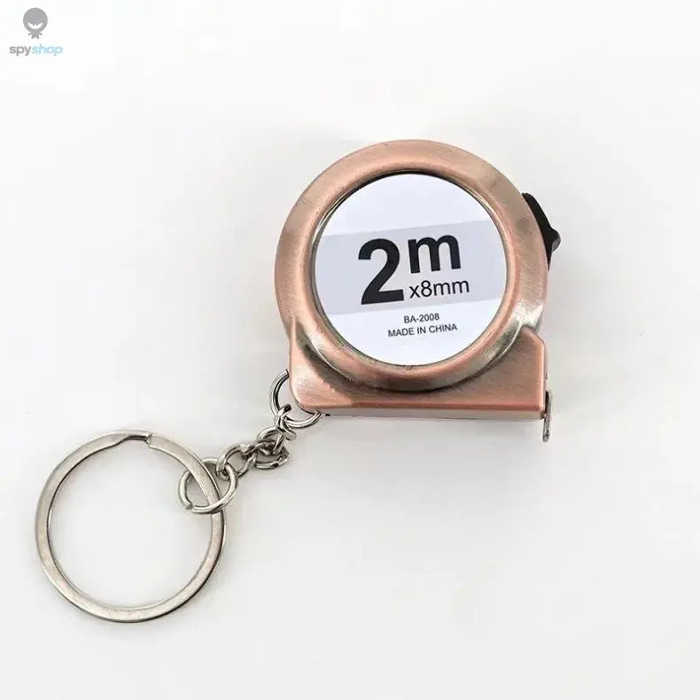 Portable mini tape measure Small household measuring tape retractable 2m Mild steel key chain tape measure Mini measuring tools Spy-shop.com