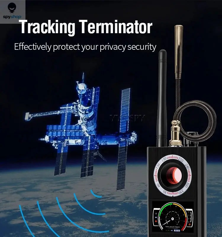 Professional Anti Spy Camera Detector K68 Bug Scanner Security Protection RF Signal Cam Hidden Gadgets Car GPS Tracker Finder Spy-shop.com