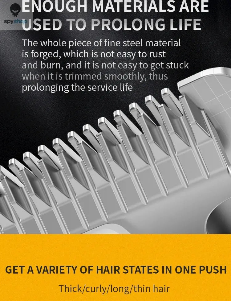 Professional Dog Hair Clipper All Metal Rechargeable Pet Trimmer Cat Shaver Cutting Machine Puppy Grooming Haircut Low Noice Spy-shop.com