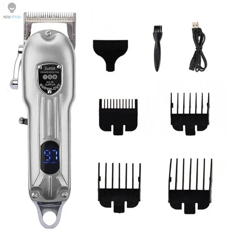 Professional Dog Hair Clipper All Metal Rechargeable Pet Trimmer Cat Shaver Cutting Machine Puppy Grooming Haircut Low Noice Spy-shop.com