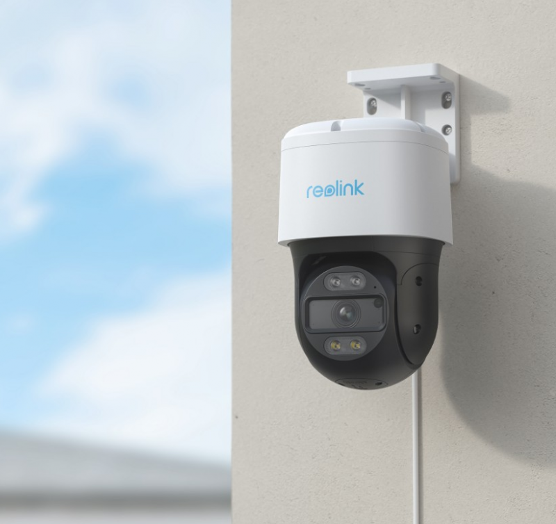 REOLINK RLC-830A IP Pan-Tilt Camera: High-Resolution 8MP (3840 x 2160) - 25fps, 360° Rotation, Night Vision Range up to 30m, Built-in Microphone, Motion Detection with Human and Vehicle Detection, Free Phone App Included - Spy-shop.com