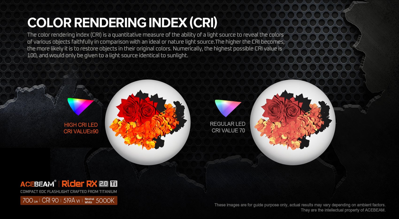 Latarka LED ACEBEAM Titanium Rider RX 2.0