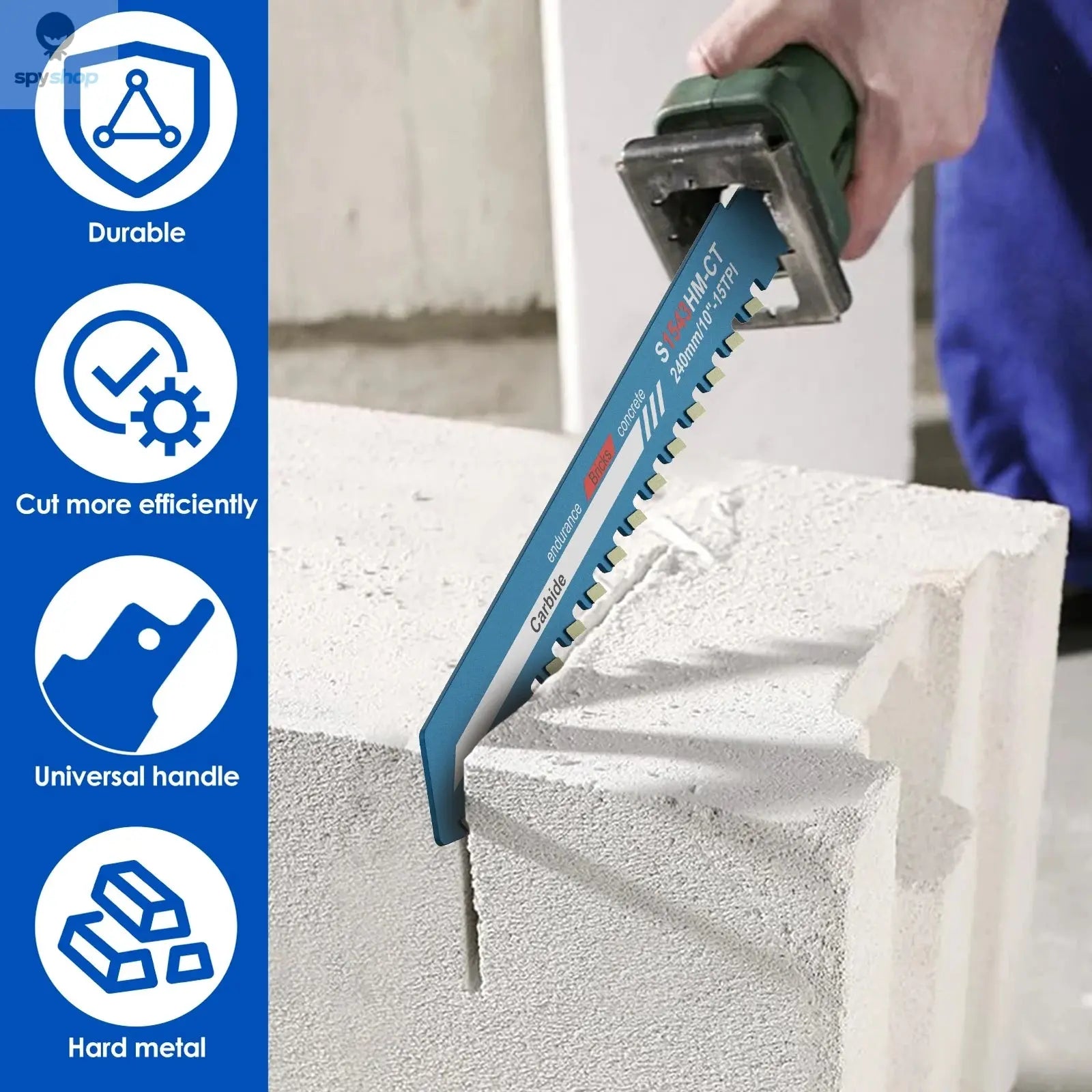 Reciprocating Saw Blade 10/12/18/20inch Universal Cutting Recip Sabre Saw Blade Alloy Steel Brick Concrete Cutting Saw Blade 