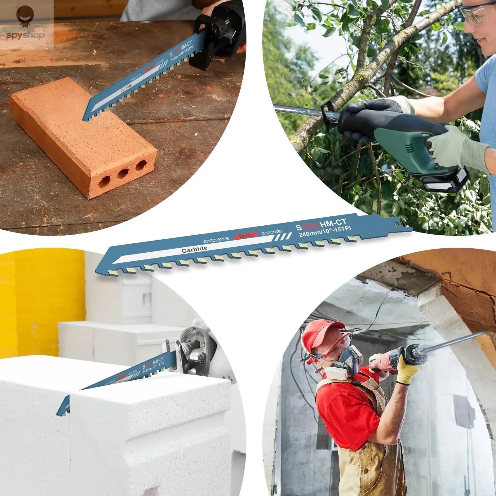 Reciprocating Saw Blade 10/12/18/20inch Universal Cutting Recip Sabre Saw Blade Alloy Steel Brick Concrete Cutting Saw Blade 