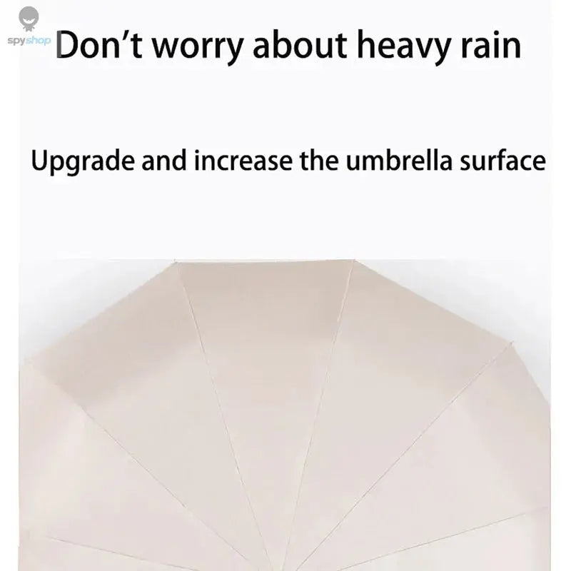 Reinforced 24-Bone Umbrella, Men's Business Strong And Durable Wind-resistant Umbrella, Anti-UV Sunscreen Umbrella Women's Sunny Spy-shop.com