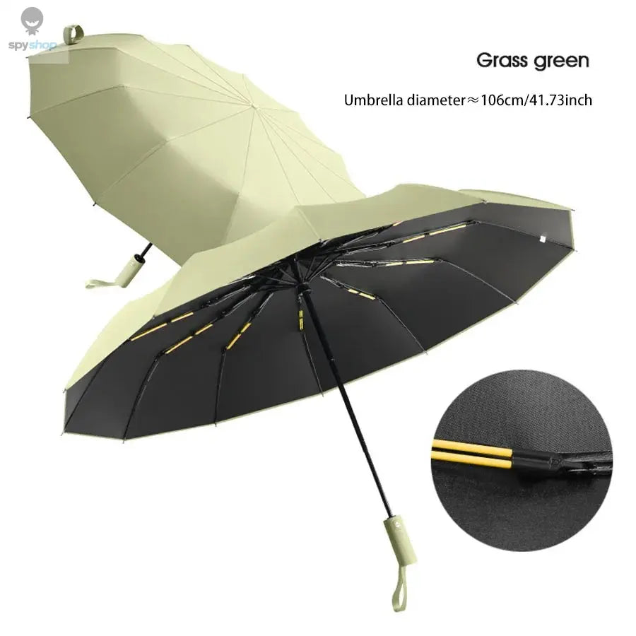 Reinforced 24-Bone Umbrella, Men's Business Strong And Durable Wind-resistant Umbrella, Anti-UV Sunscreen Umbrella Women's Sunny Spy-shop.com