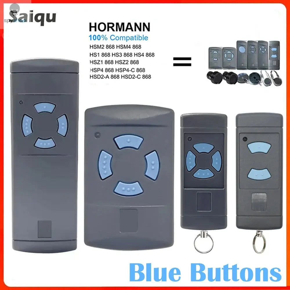Remote Control 868 MHz HORMANN HSM4 HSM2 HS2 HS4 HSE2 HSE4 HSZ1 HSZ2 HSP4 Garage Door Remote Command Remote Spy-shop.com