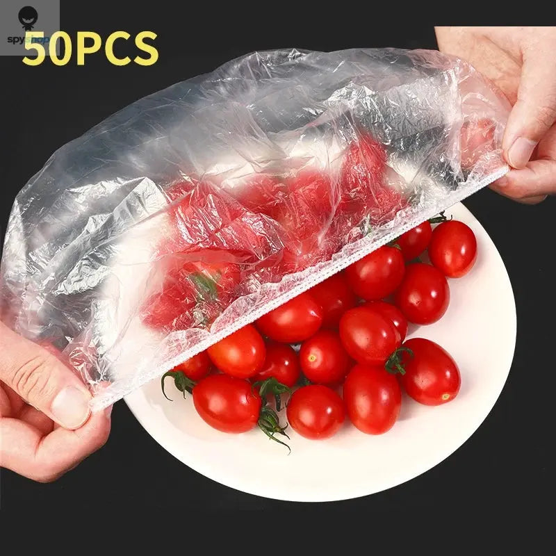 Reusable Disposable Food Cover Plastic Wrap Durable Elastic Food Lids for Bowls Elastic Plate Covers For Kitchen Food Saver Bag Spy-shop.com