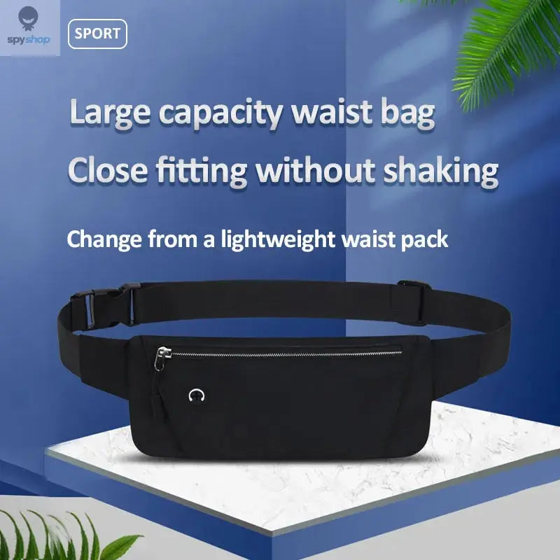 Running Waist Bag Sports Belt Pouch Mobile Phone Bag Men Women Waist Pack Lightweight Gym Sports Bag Waist Pack Adjustable Strap 