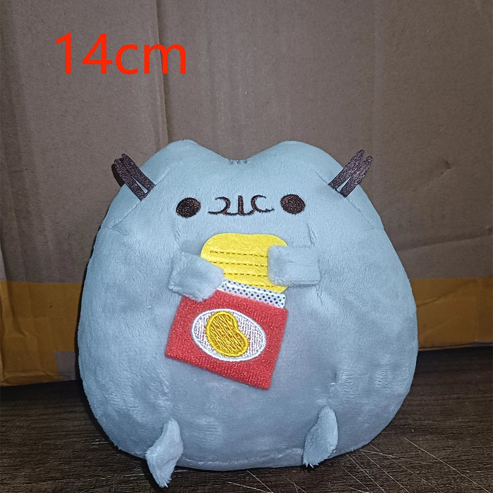 Muñeco decorativo de peluche con temática de gatos