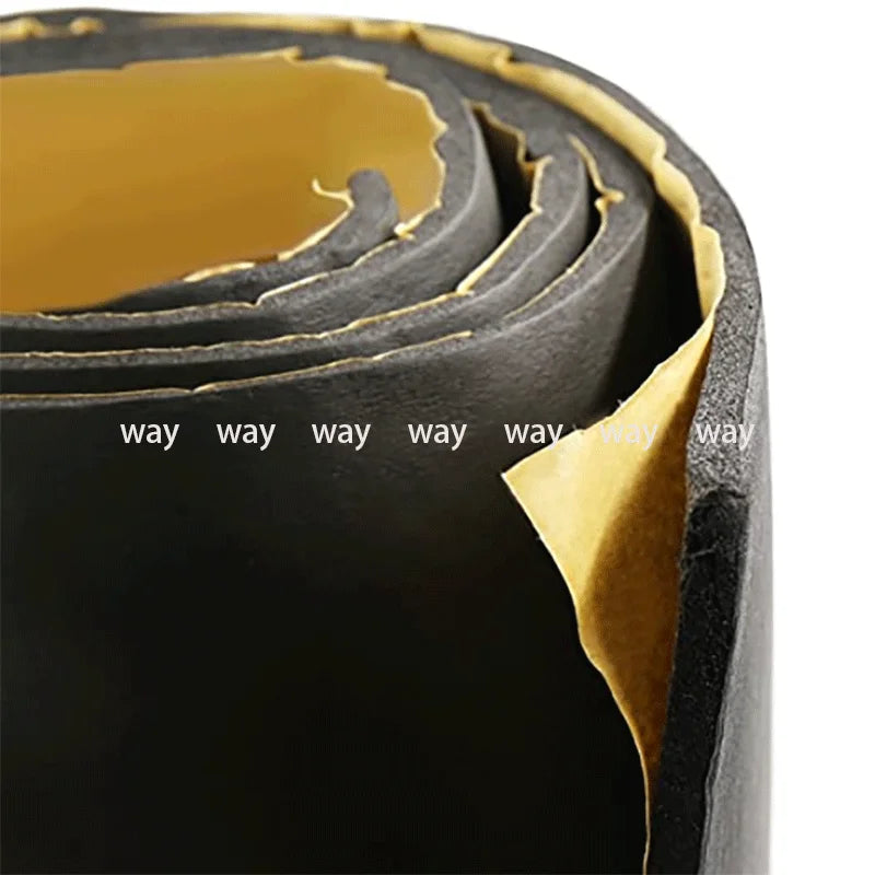 100/150/200/300cmx50cm Car Sound Deadener Mat 5/10/15mm Noise Heat Deadening Soundproof Dampening Mat For Car Hood Engine Door