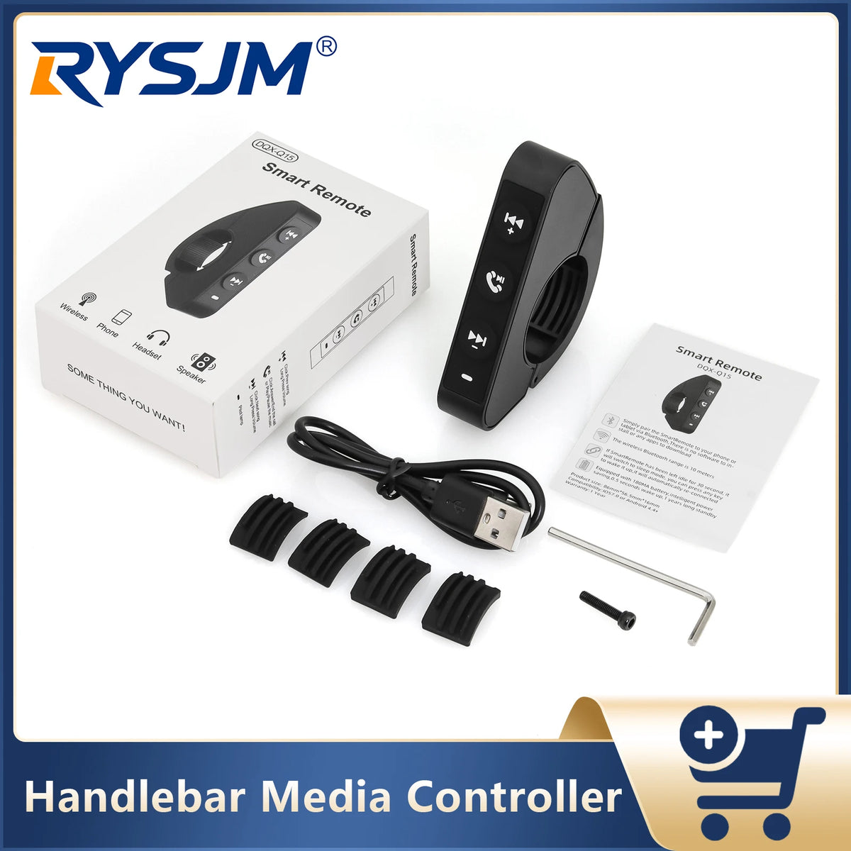 Bluetooth Handlebar Media Remote