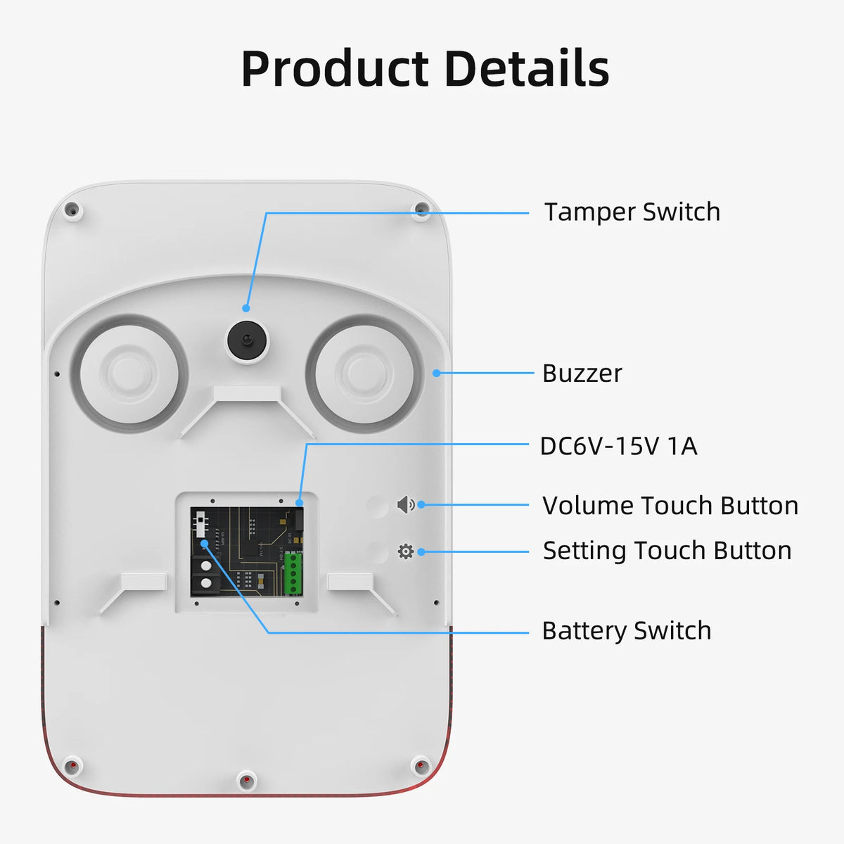CPVAN 7 inch Smart Home Alarm System Wireless WiFi Home burglar Security Alarm with accessories support Tuya Smart Life control