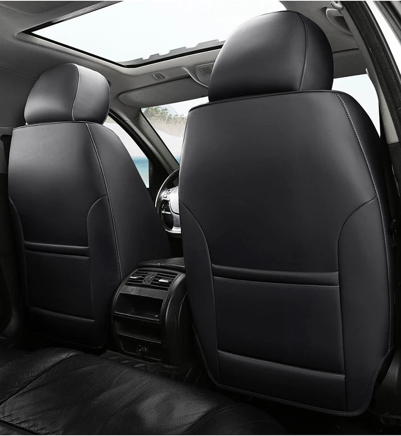 Універсальні чохли на автокрісла – комплект повного покриття з нубукової шкіри Nappa