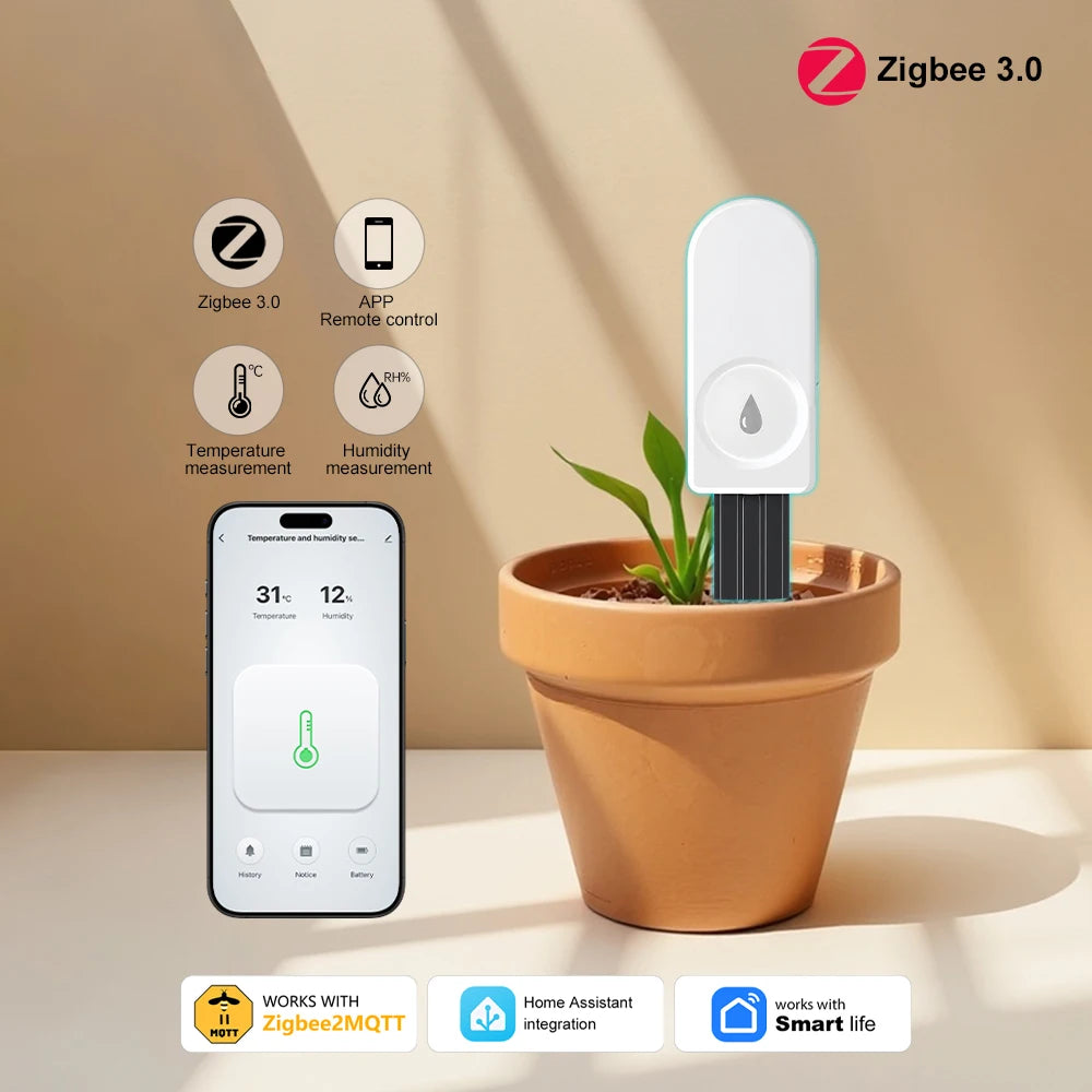 Zigbee Soil Moisture Sensor for Zigbee2MQTT