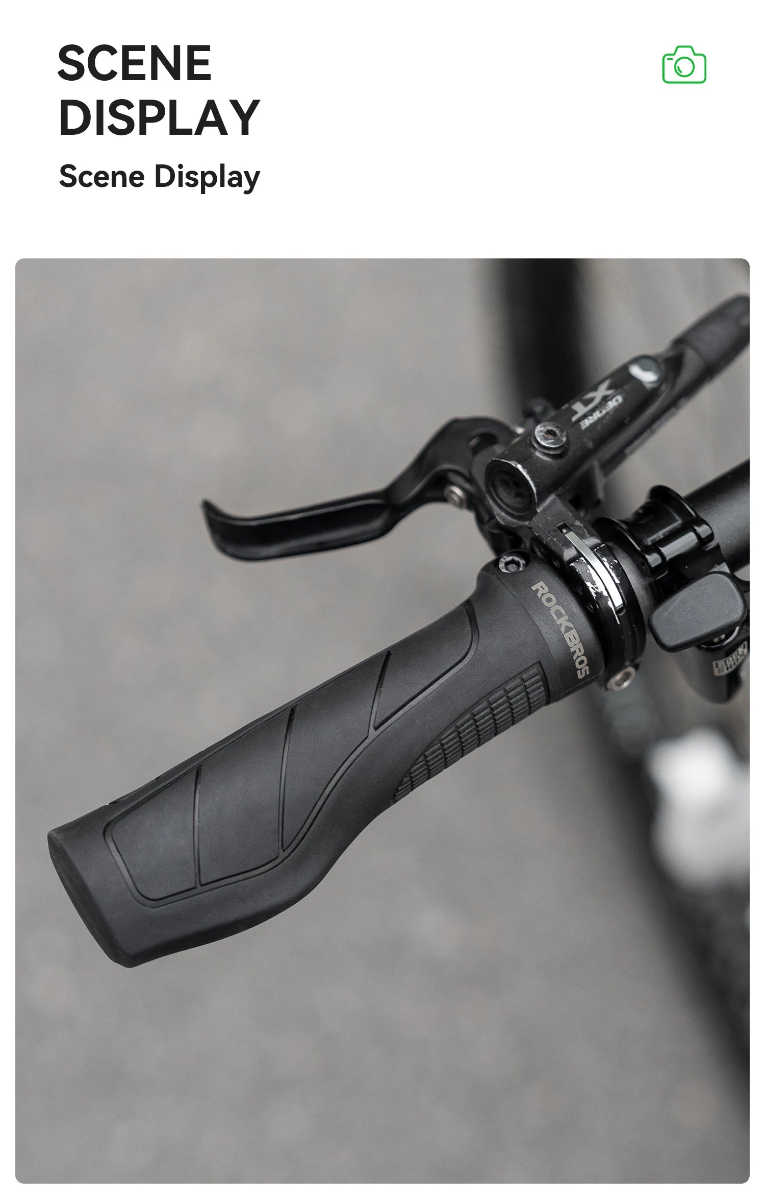 Shockproof Anti-Slip Bicycle Grips 13cm Comfortable Handlebar Cover