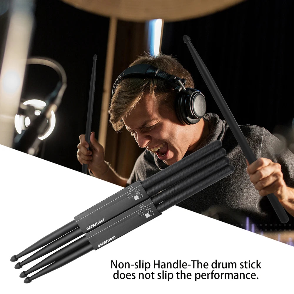 1 paio Nuovi bastoncini per percussioni in nylon 5A, strumenti musicali, plastica, bastoncini per tamburo professionali