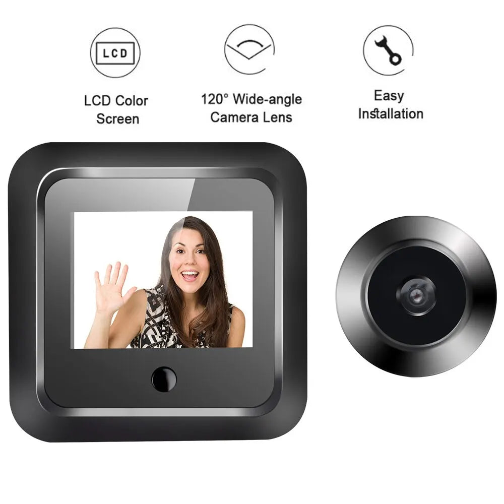 Inch Smart Digital Door Viewer Camera Security Monitor – Spy