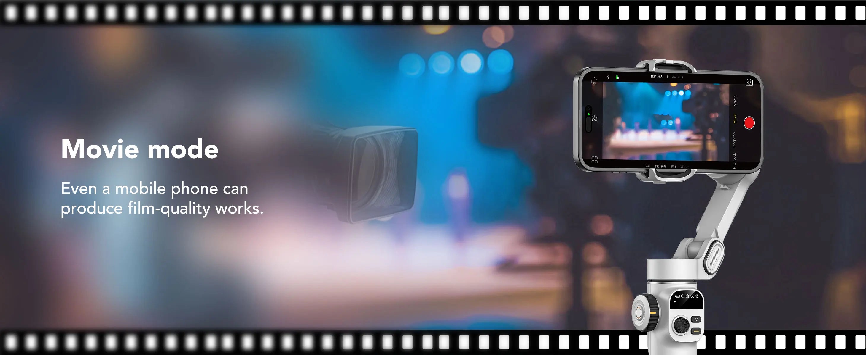 AOCHUAN Smart X2 chytrý smartphone 3osý stabilizátor gimbalu