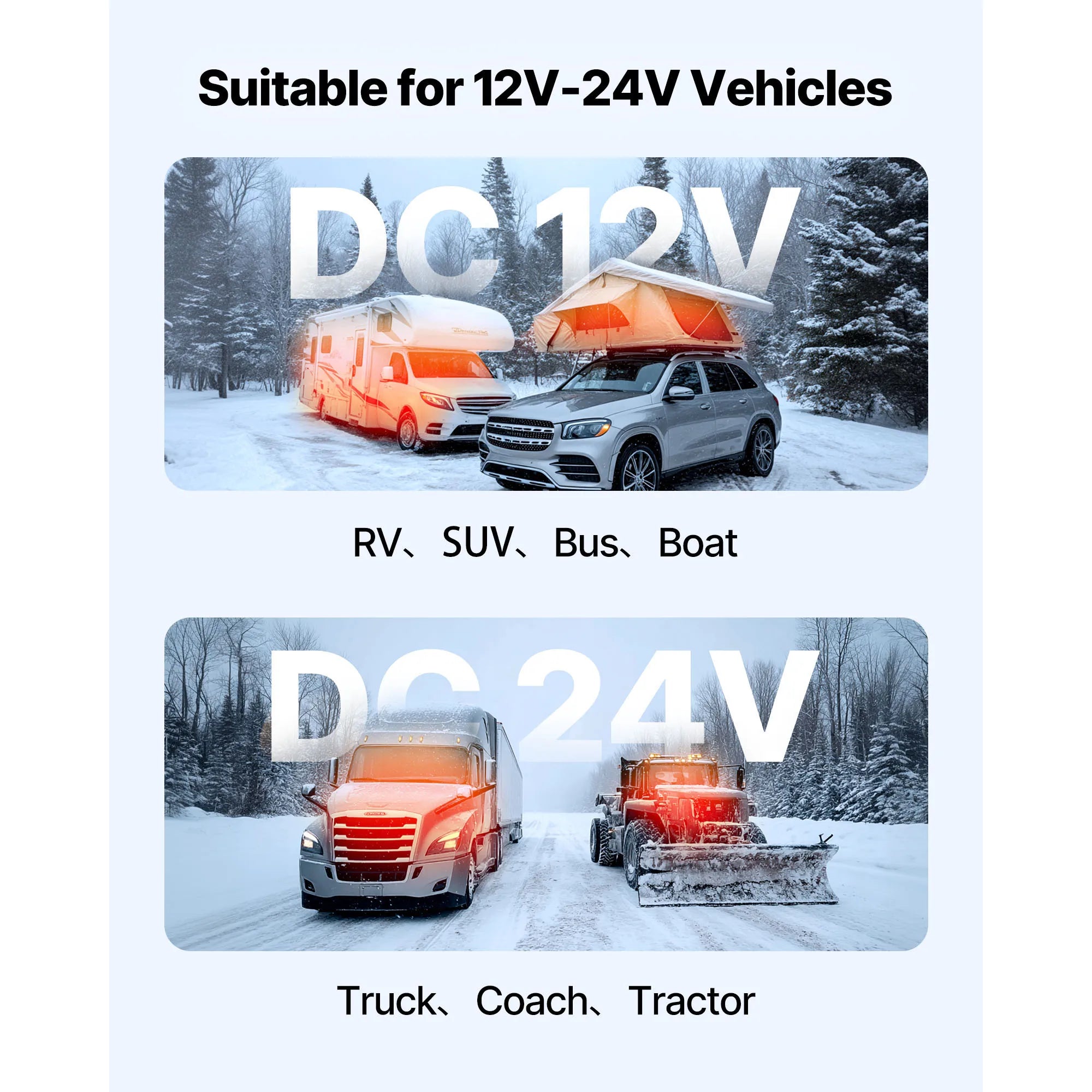 Chauffage d'air diesel 8KW 12-24V avec télécommande pour camping-car et véhicules