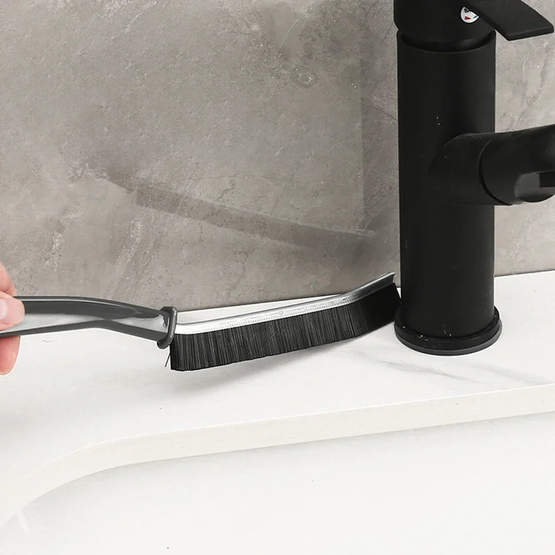 5PCS Crevice Cleaning Brush for Tile Grout and Tight Gaps