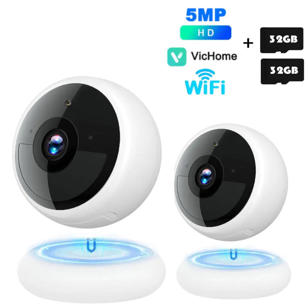 Κάμερα Ασφαλείας 2K 5MP WiFi με Ανίχνευση AI και Νυχτερινή Όραση