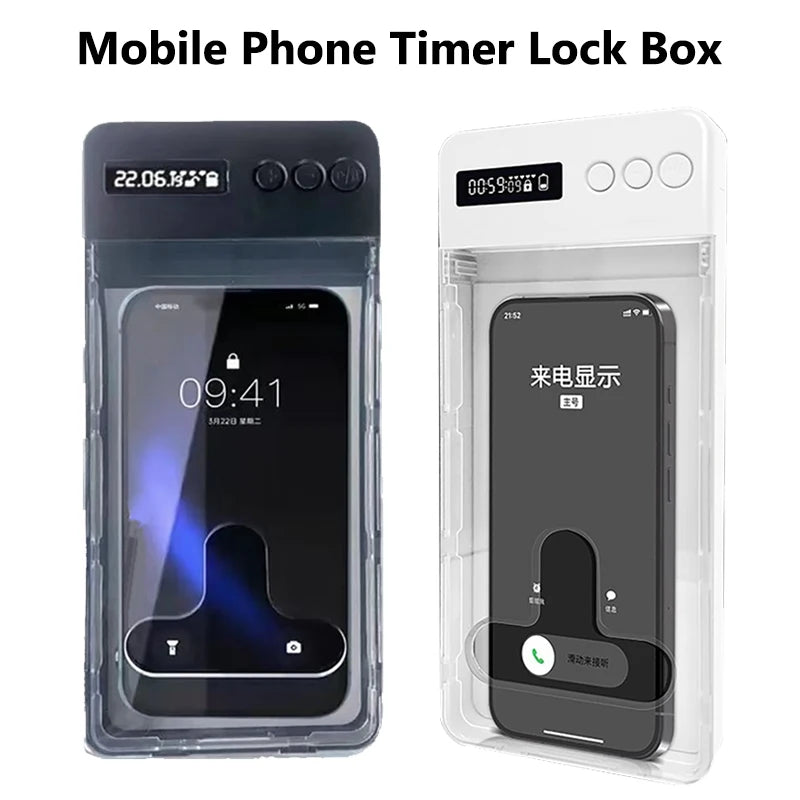 Custodia di deposito telefonico con timer