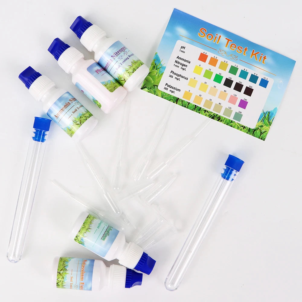  Kit de test de réactifs pour pH du sol et NPK