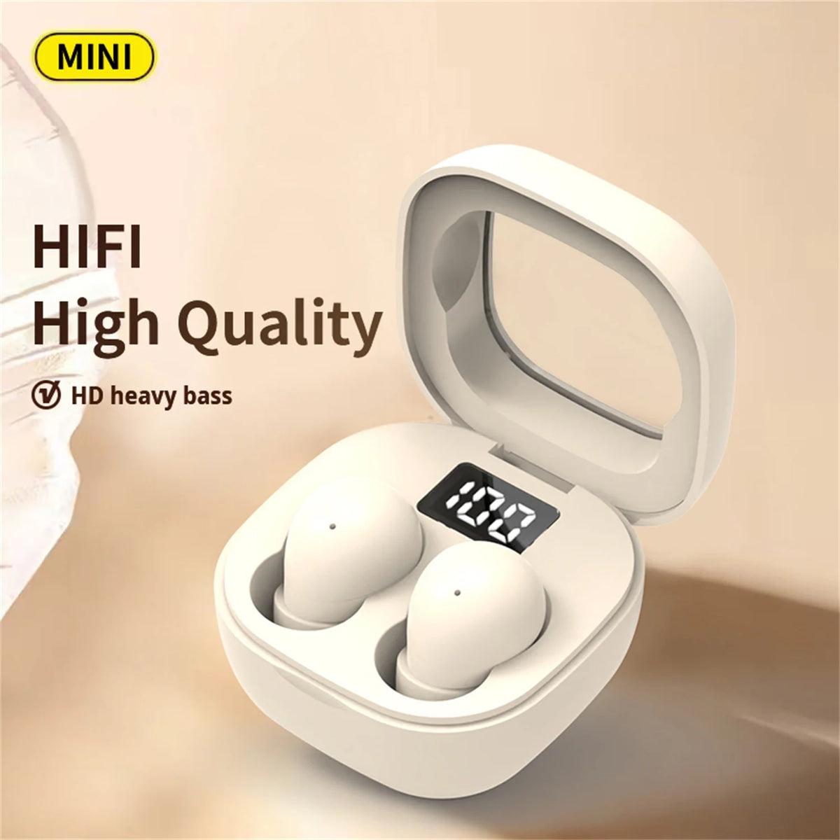Small Wireless Bluetooth In-Ear Headphones
