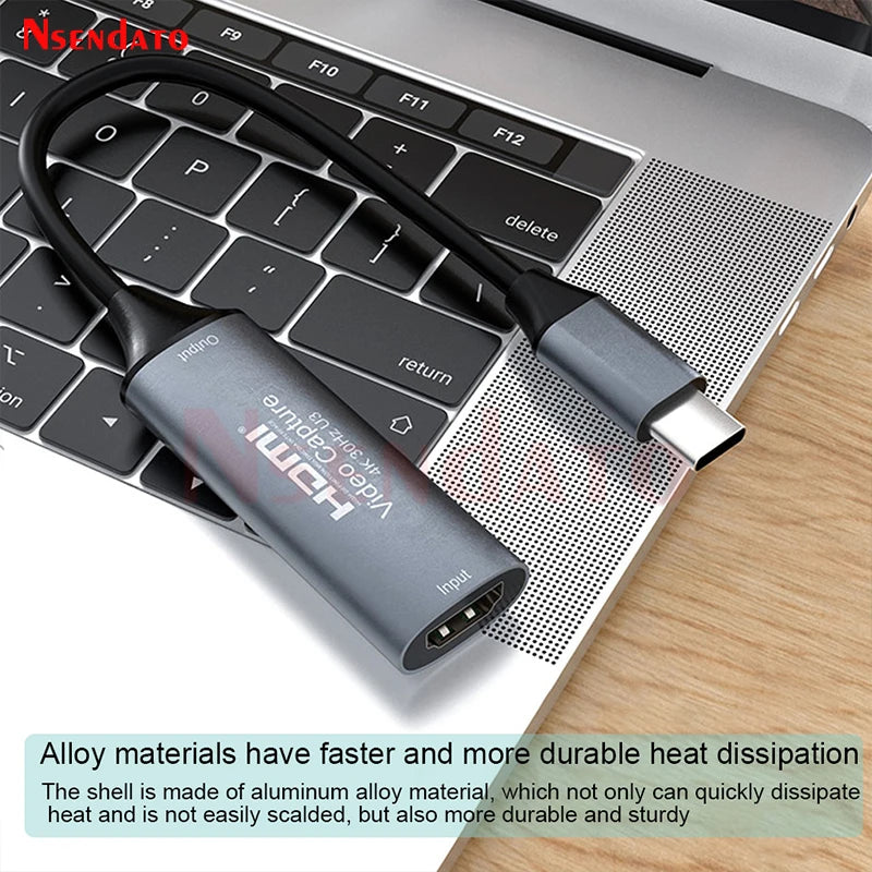 Adaptér pro záznam videa HDMI přes USB-C 2.0